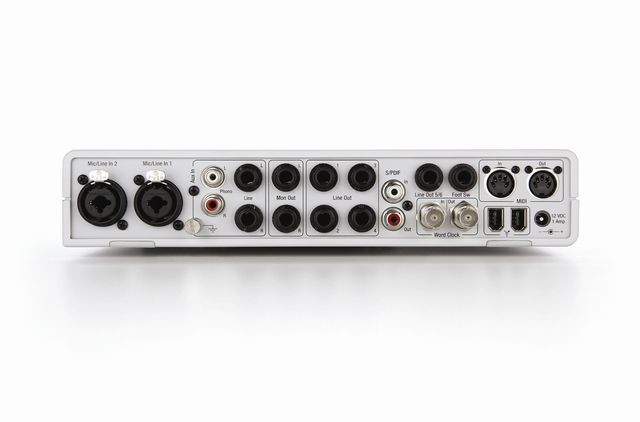 Mbox 2 Pro There are six analogue outputs round the back.